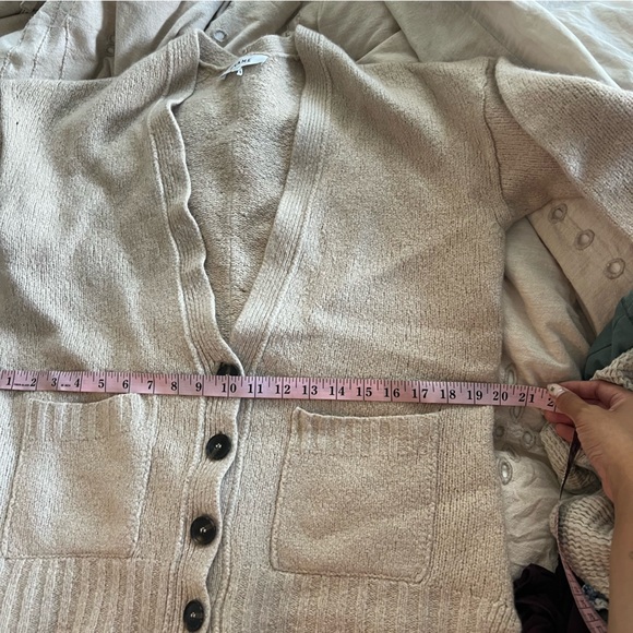 Frame long luxe wool/cashmere cardigan - Picture 10 of 15